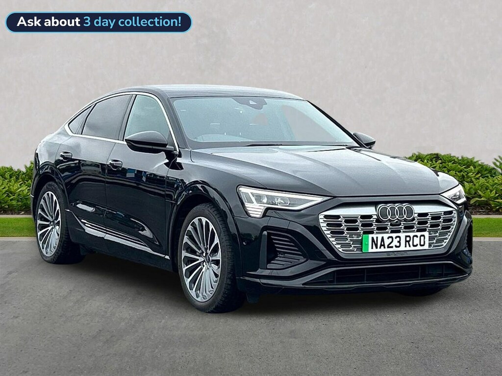 Audi Q8 e tron 55 S Line Sportback Quattro 114K Black