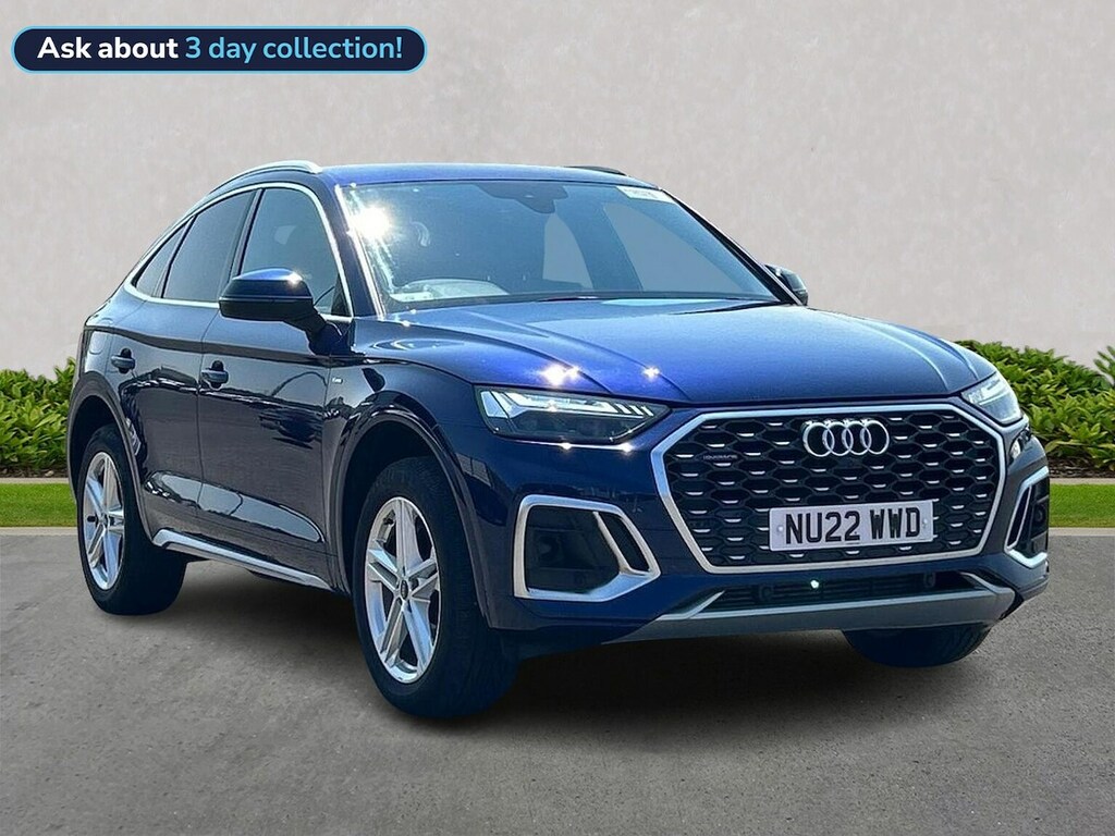 Audi Q5 2.0 Tfsi 45 S Line Sportback S Tronic Q Blue