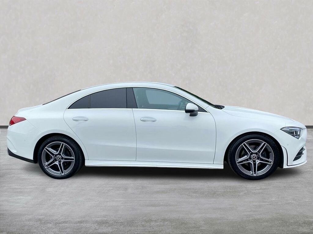 Mercedes-Benz CLA Class 1.3 Cla180 Amg Line Premium 2 Coupe 7 GSZ2093 White #2