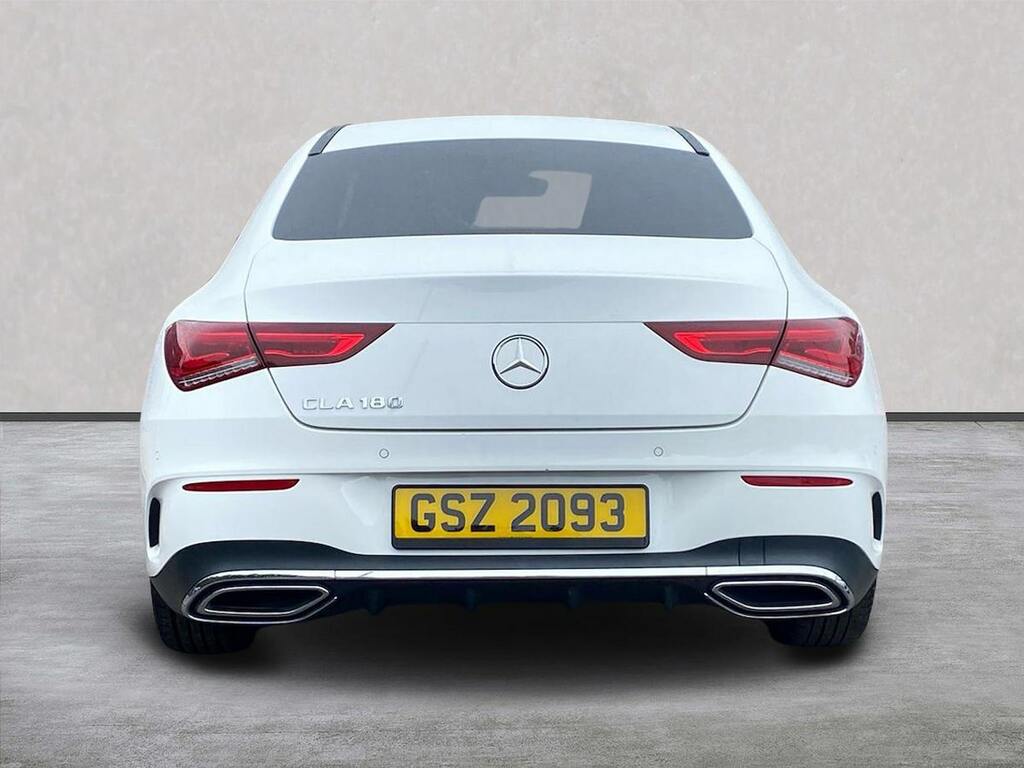 Mercedes-Benz CLA Class 1.3 Cla180 Amg Line Premium 2 Coupe 7 GSZ2093 White #3