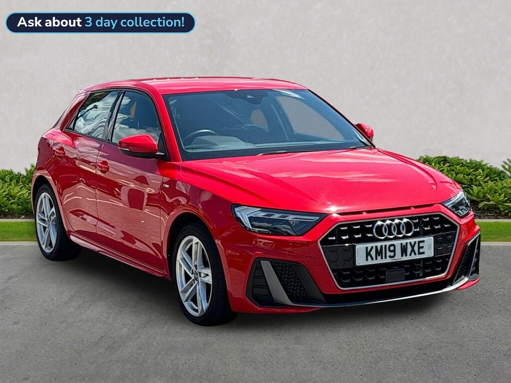 Audi A1 1.0 Tfsi 30 S Line Sportback S Tronic E Red