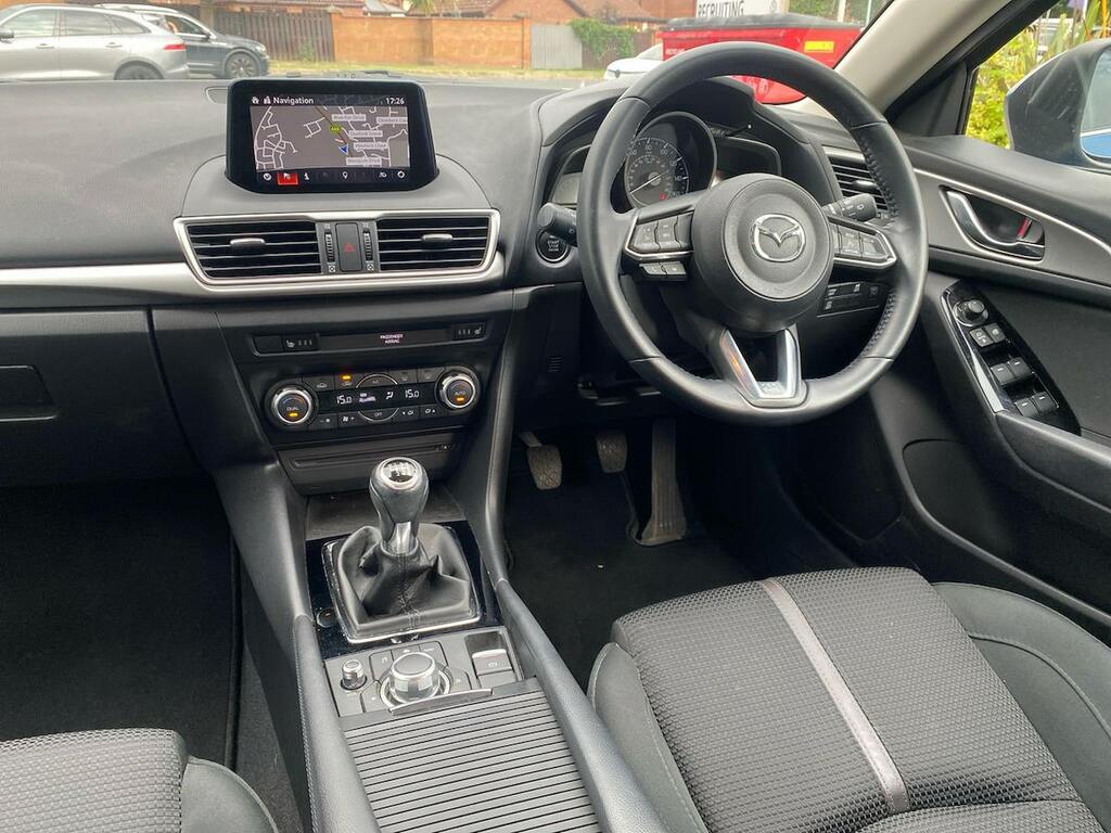 Mazda 3 2.0 Skyactiv-g Se-l Nav Hatchback Manua NG67DSE Blue #6