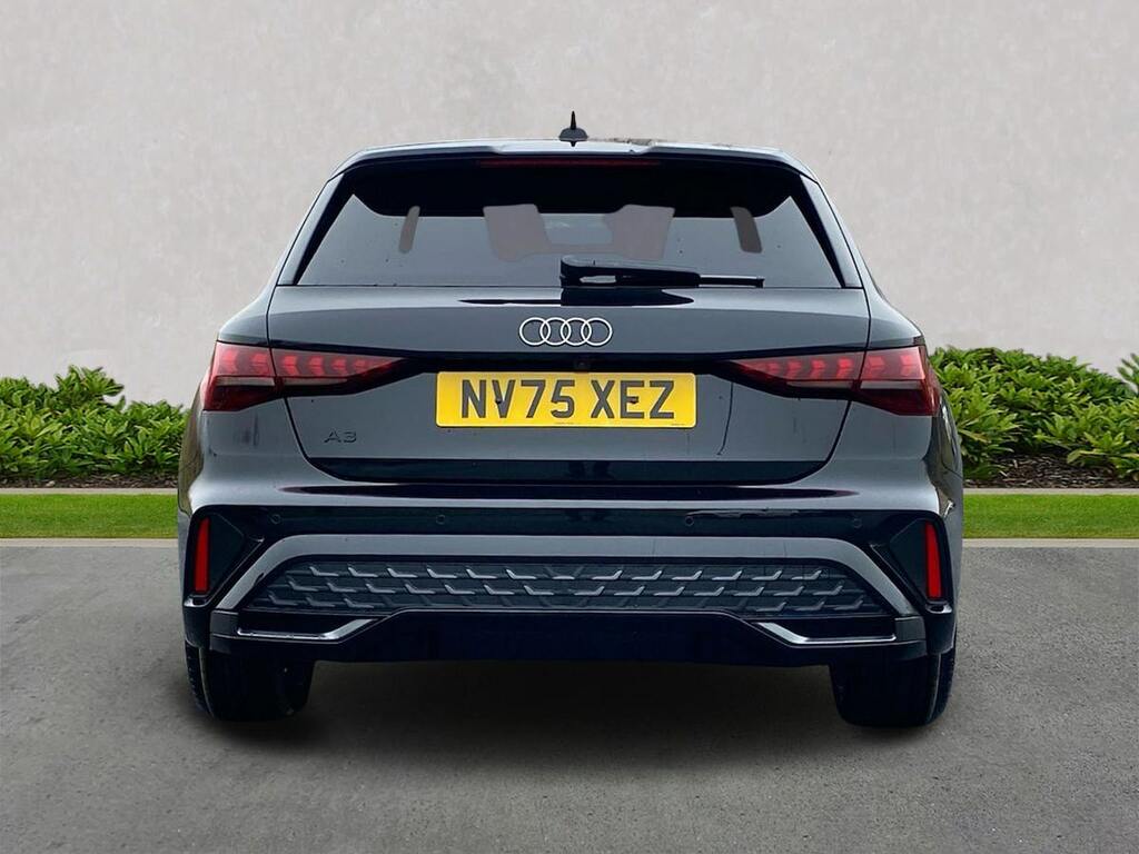 Audi A3 1.5 Tfsi 150 S Line S Tronic Tech Pack NV75XEZ Black #4