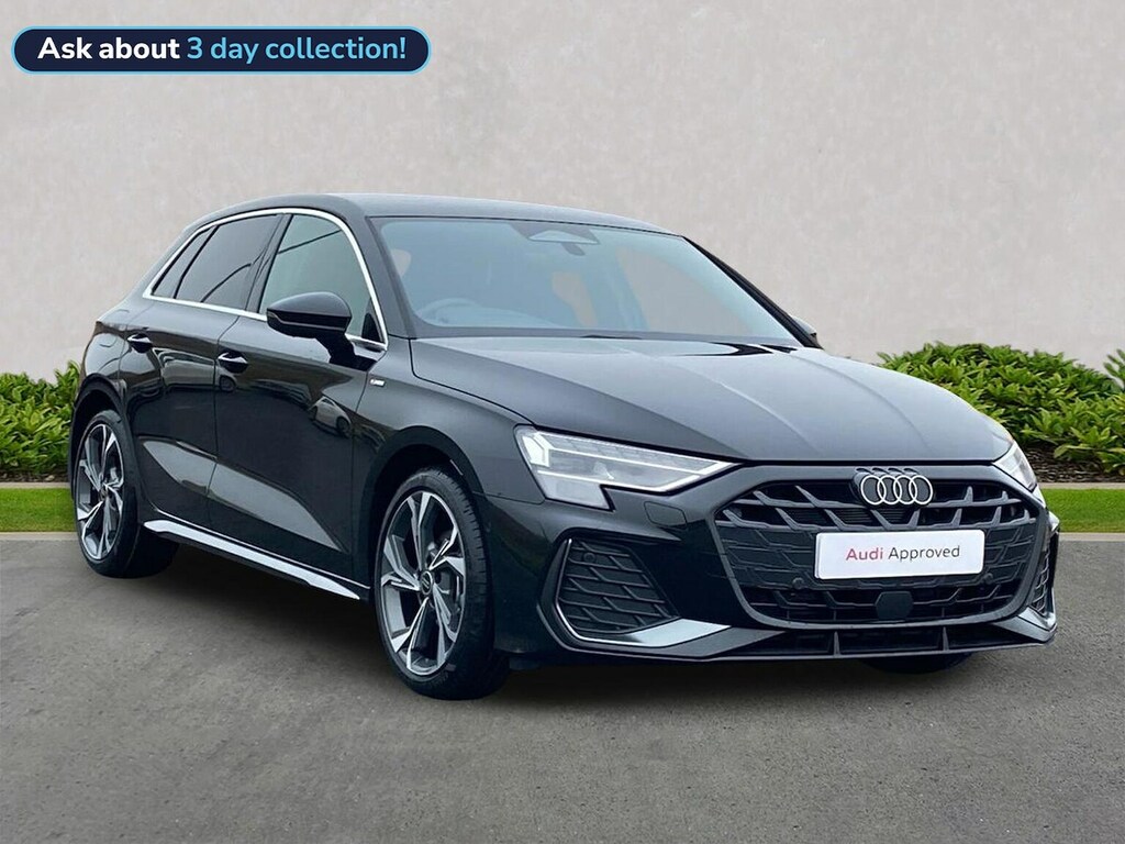 Audi A3 1.5 Tfsi 150 S Line S Tronic Tech Pack Black
