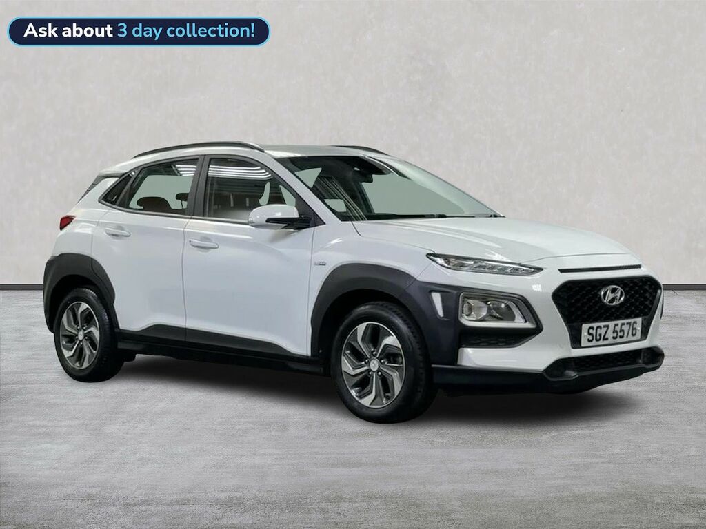 Hyundai Kona 1.6 H-gdi Se Suv Hybrid Dct Euro 6 Ss White