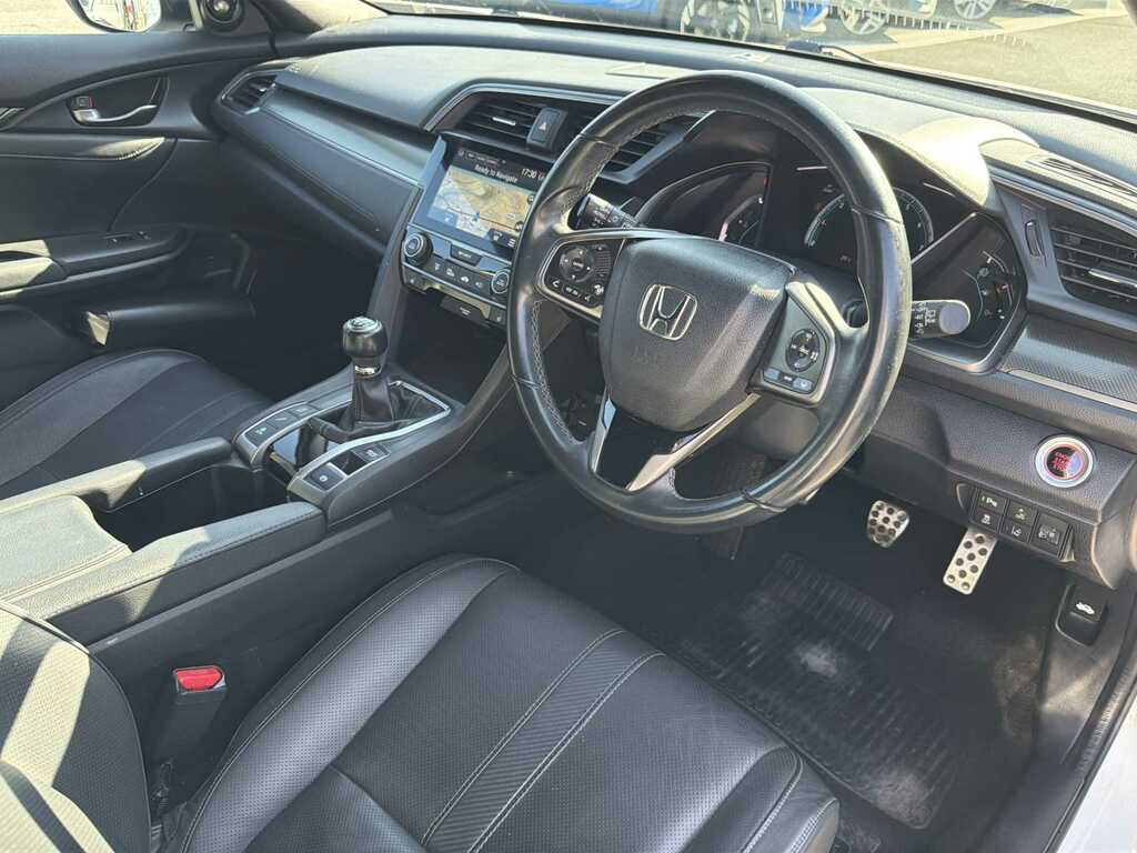 Honda Civic 1.0 Vtec Turbo Sport Line Euro 6 Ss - 2019 White #14