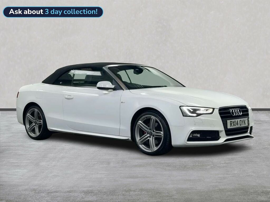 Audi A5 1.8 Tfsi S Line Special Edition Convertible Pe White