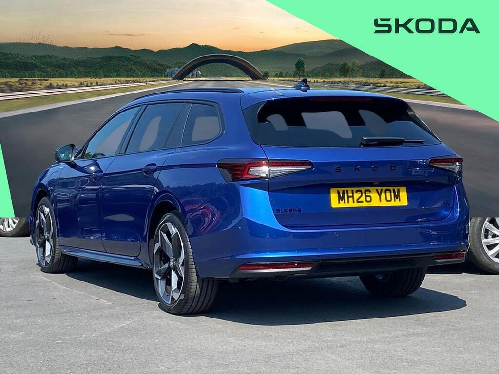 Skoda Superb 1.5 Tsi Iv Sportline Dsg Blue #2