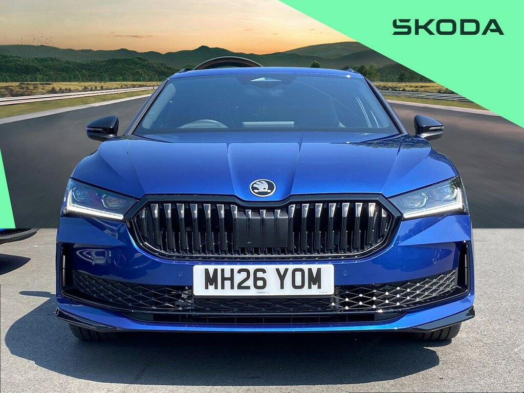 Skoda Superb 1.5 Tsi Iv Sportline Dsg Blue #5