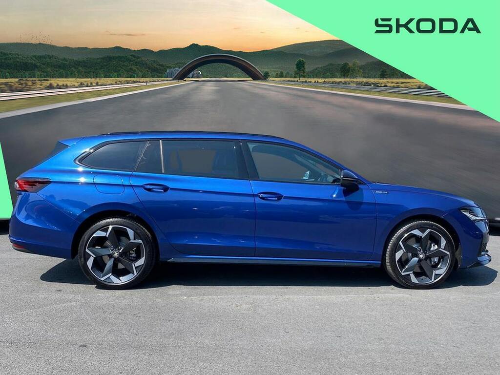 Skoda Superb 1.5 Tsi Iv Sportline Dsg Blue #3