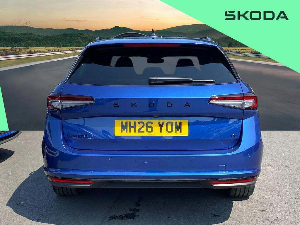 Skoda Superb 1.5 Tsi Iv Sportline Dsg Blue #4
