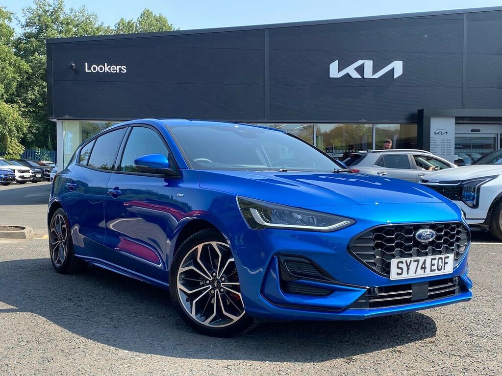 Ford Focus 1.0 Ecoboost Hybrid Mhev 155 St-line X Blue