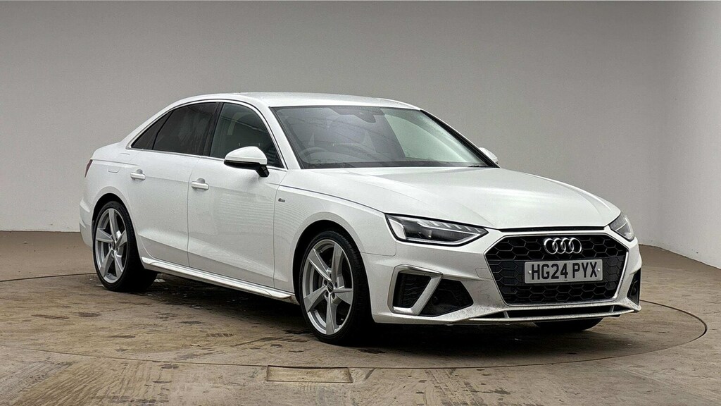 Audi A4 2.0 Tfsi 40 S Line Saloon S Tronic Euro White