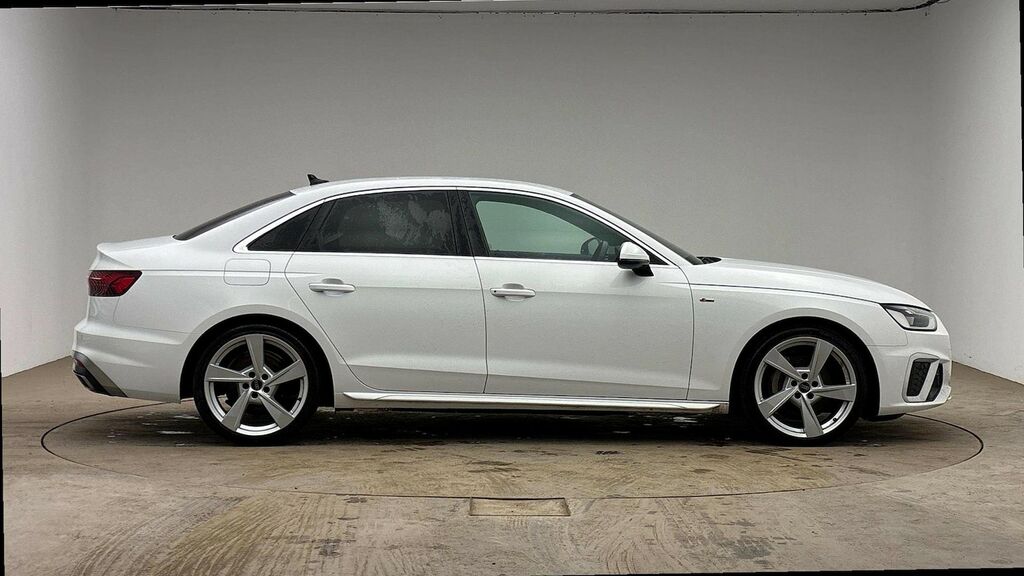 Audi A4 2.0 Tfsi 40 S Line Saloon S Tronic Euro White #3