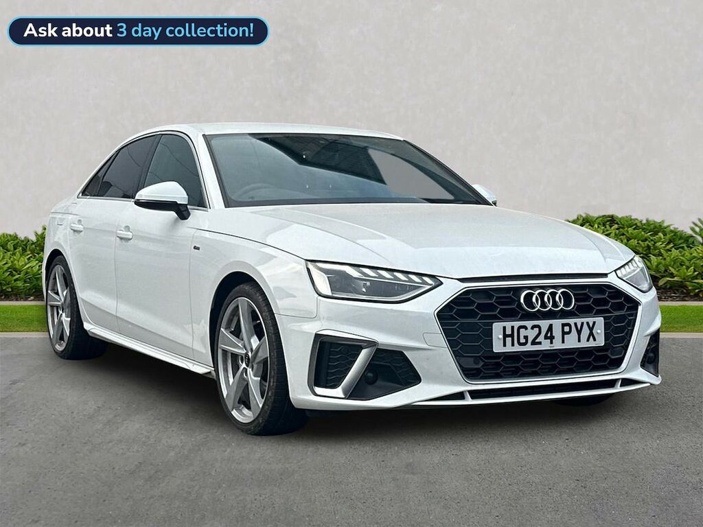 Audi A4 2.0 Tfsi 40 S Line Saloon S Tronic Euro White