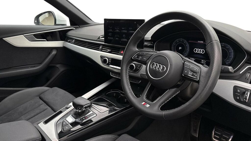 Audi A4 2.0 Tfsi 40 S Line Saloon S Tronic Euro White #6