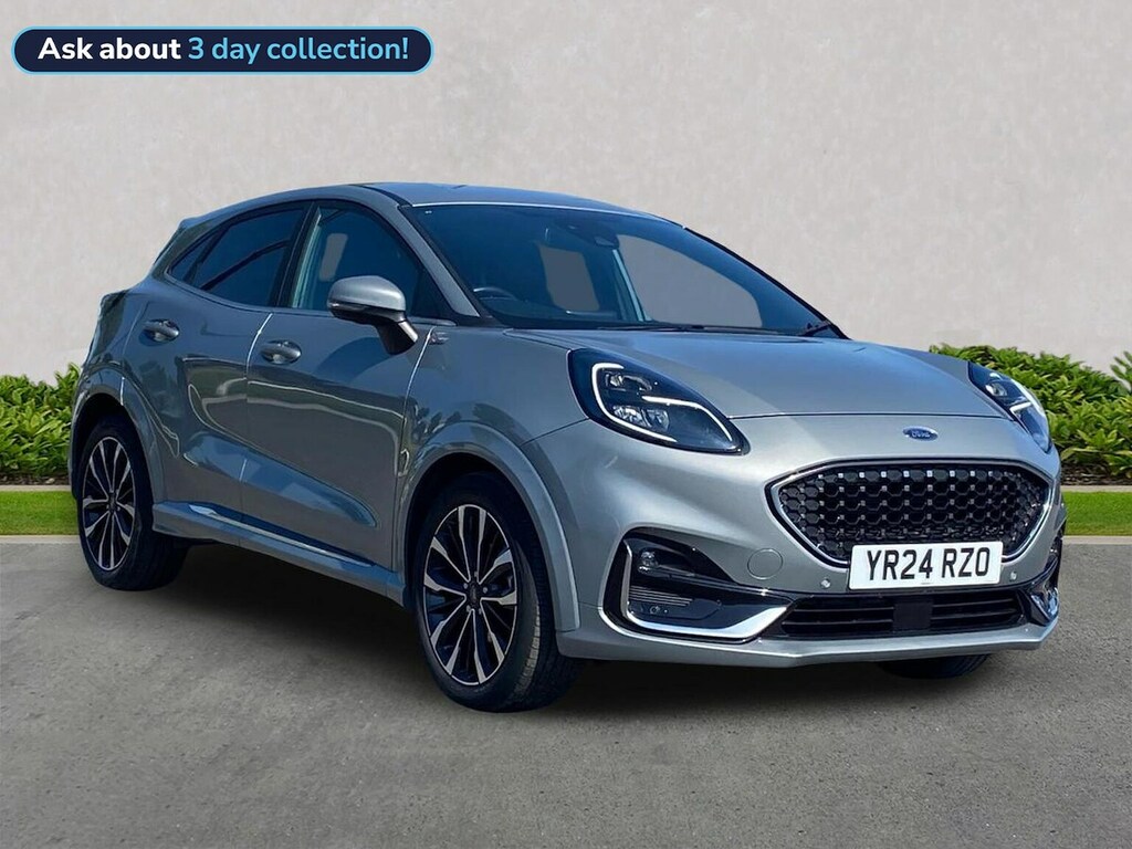 Ford Puma 1.0 Ecoboost Hybrid Mhev 155 St-line Vignale Silver