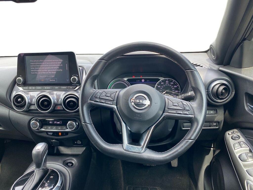 Nissan Juke 1.6 N-connecta Suv Hybrid Euro 6 Silver #9