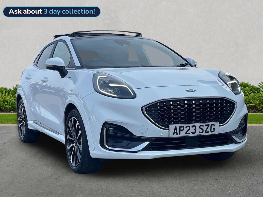 Ford Puma 1.0T Ecoboost Mhev St-line Vignale Suv White