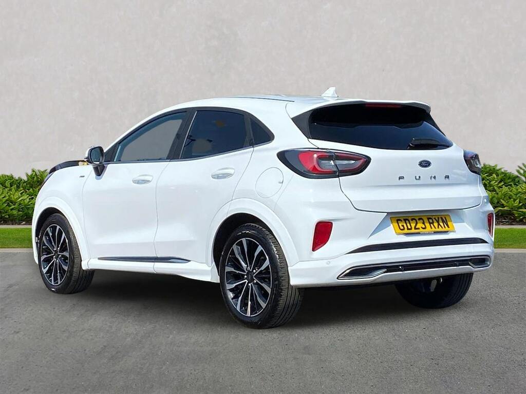 Ford Puma 1.0 Ecoboost Hybrid Mhev St-line Vignale GD23RXN White #2