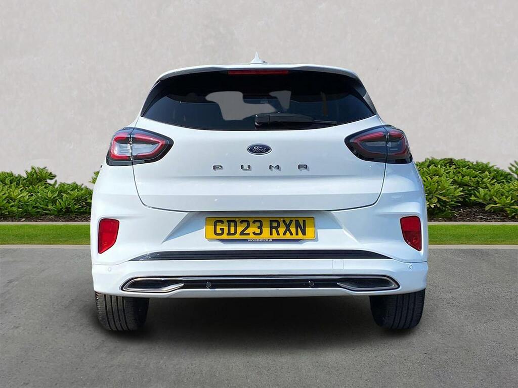 Ford Puma 1.0 Ecoboost Hybrid Mhev St-line Vignale GD23RXN White #4