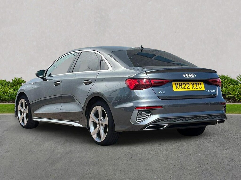 Audi A3 1.5 Tfsi 35 S Line Saloon S Tronic Euro KN22XZU Grey #2