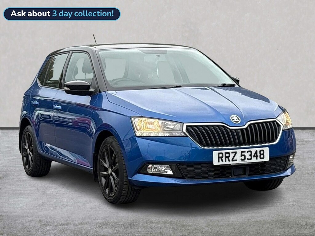 Skoda Fabia 1.0 Colour Edition Hatchback Eur RRZ5348 Blue