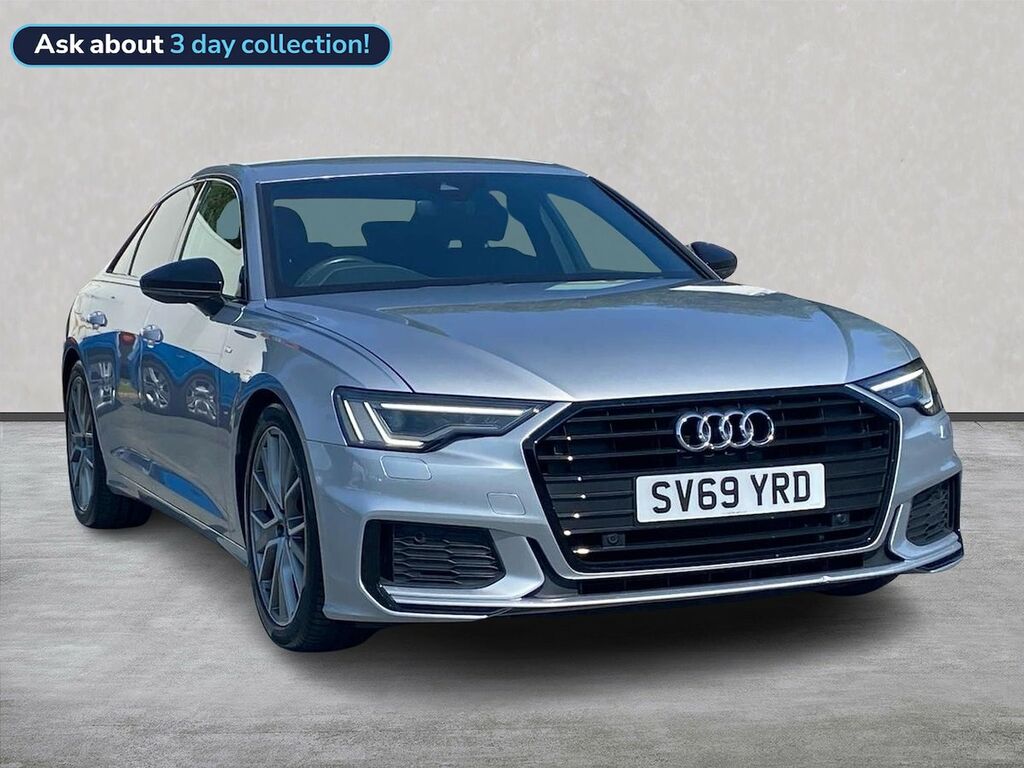 Audi A6 Saloon A6 40 Tdi Black Edition S Tronic Saloon Silver