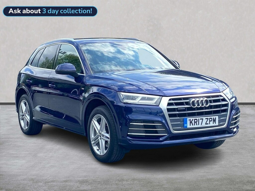 Audi Q5 Q5 2.0 Tdi Quattro S Line S Tronic Estate KR17ZPM Blue