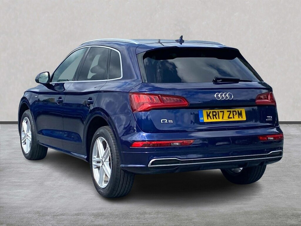 Audi Q5 Q5 2.0 Tdi Quattro S Line S Tronic Estate KR17ZPM Blue #2