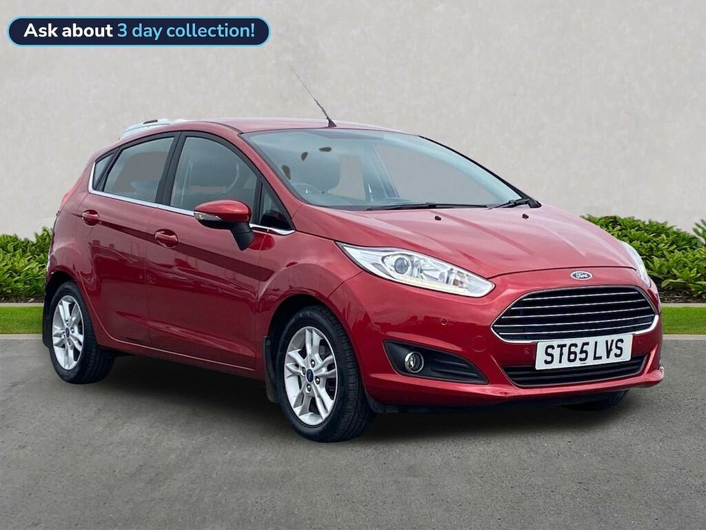 Ford Fiesta 1.0 Ecoboost Zetec Powershift Red