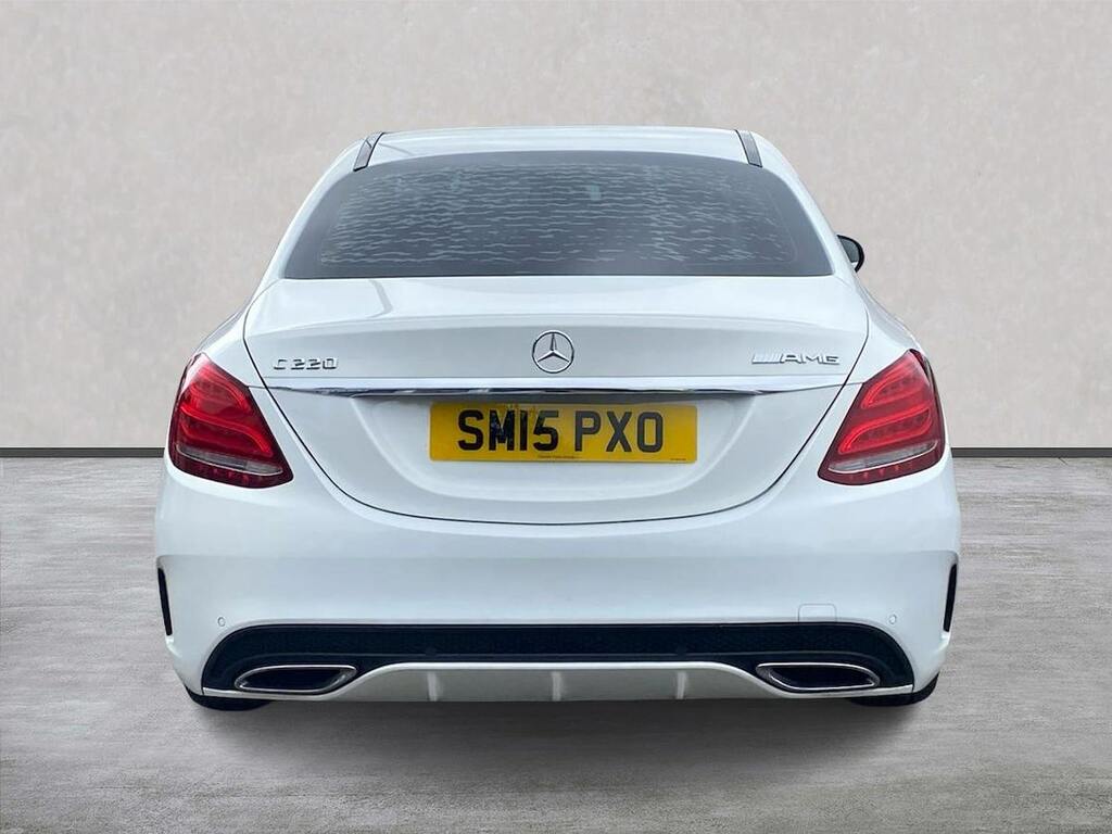 Mercedes-Benz C Class 2.1 C220d Amg Line Saloon Euro 6 White #4
