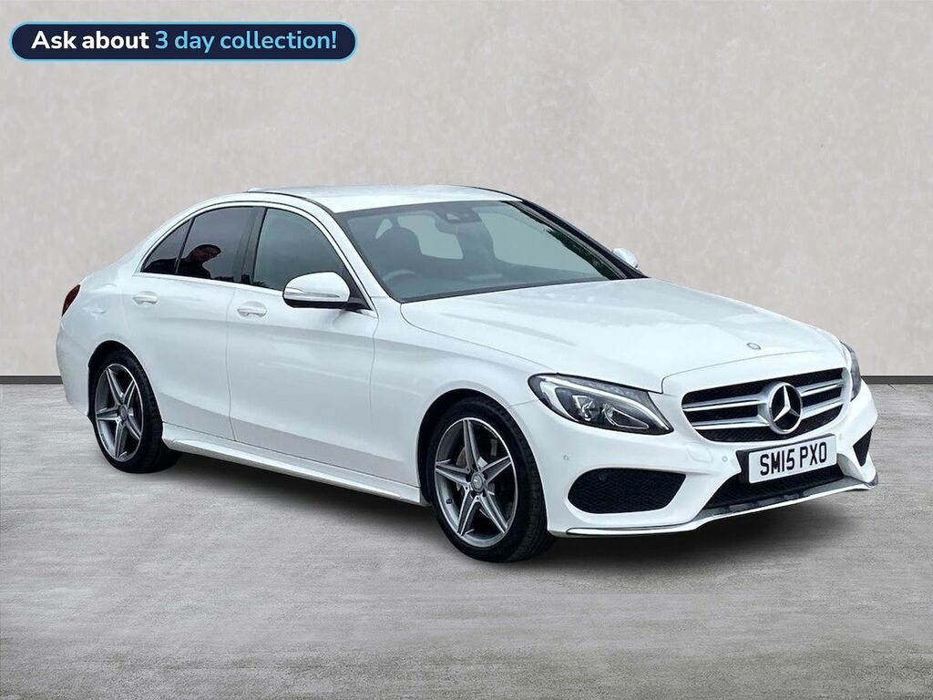 Mercedes-Benz C Class 2.1 C220d Amg Line Saloon Euro 6 White