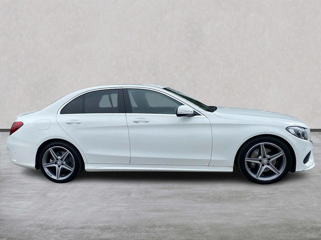 Mercedes-Benz C Class 2.1 C220d Amg Line Saloon Euro 6 White #3
