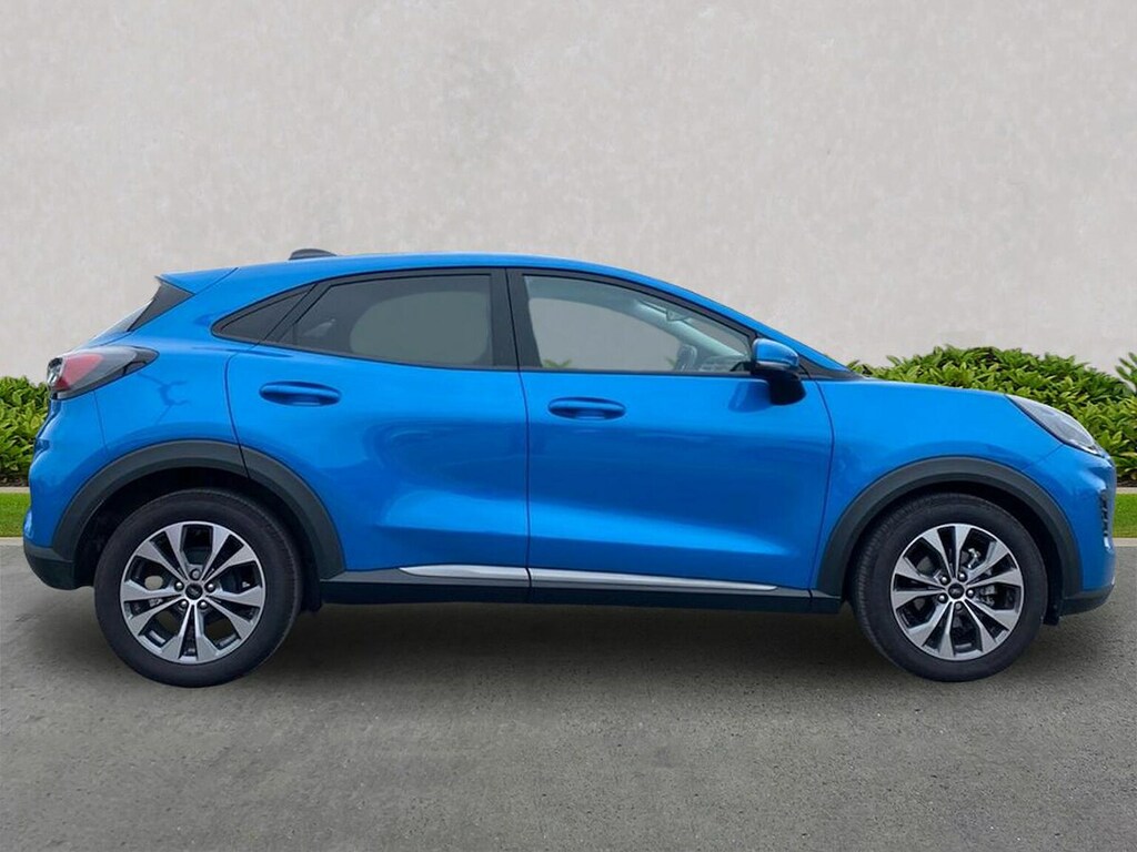 Ford Puma 1.0T Ecoboost Mhev Titanium Suv Hybrid YP75RLX Blue #3