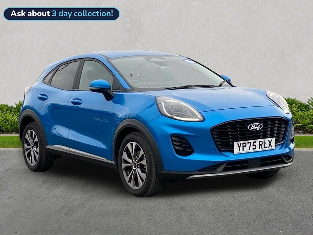 Ford Puma 1.0T Ecoboost Mhev Titanium Suv Hybrid Blue
