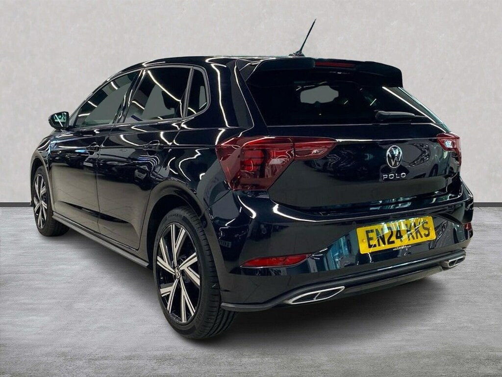 Volkswagen Polo 1.0 Tsi R-line Hatchback Dsg Euro 6 S Black #2