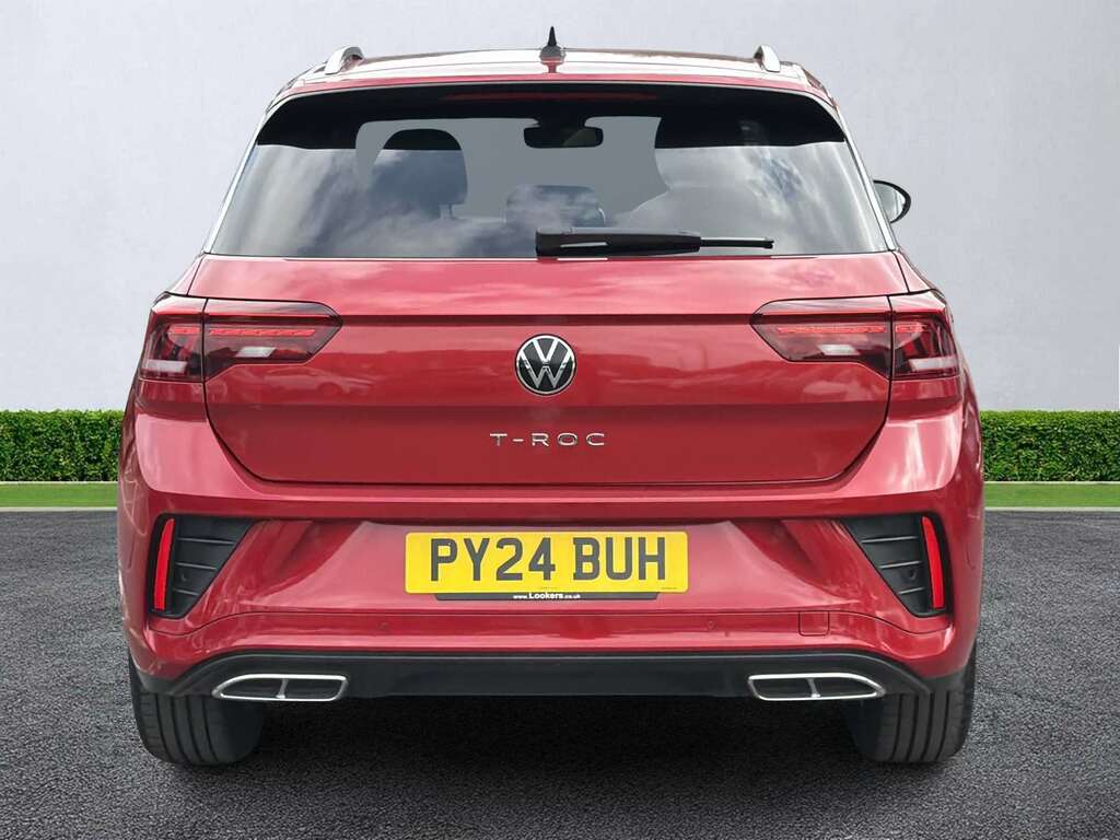 Volkswagen T-Roc 1.5 Tsi R-line Dsg PY24BUH Red #4