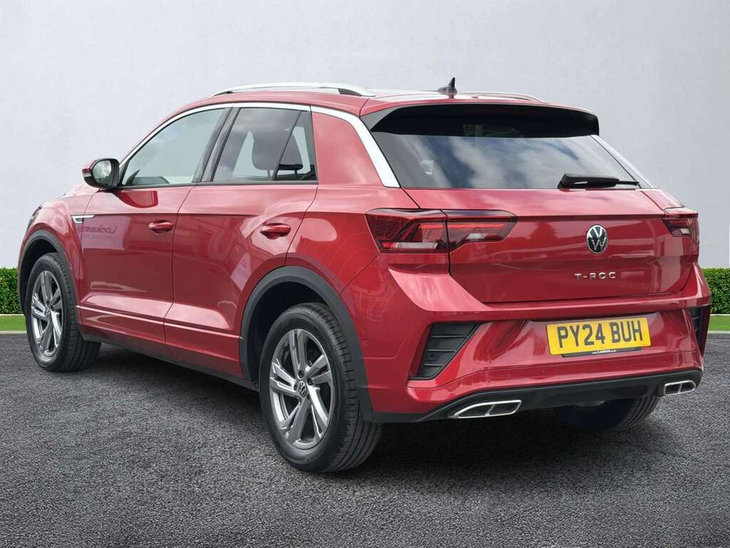 Volkswagen T-Roc 1.5 Tsi R-line Dsg PY24BUH Red #2