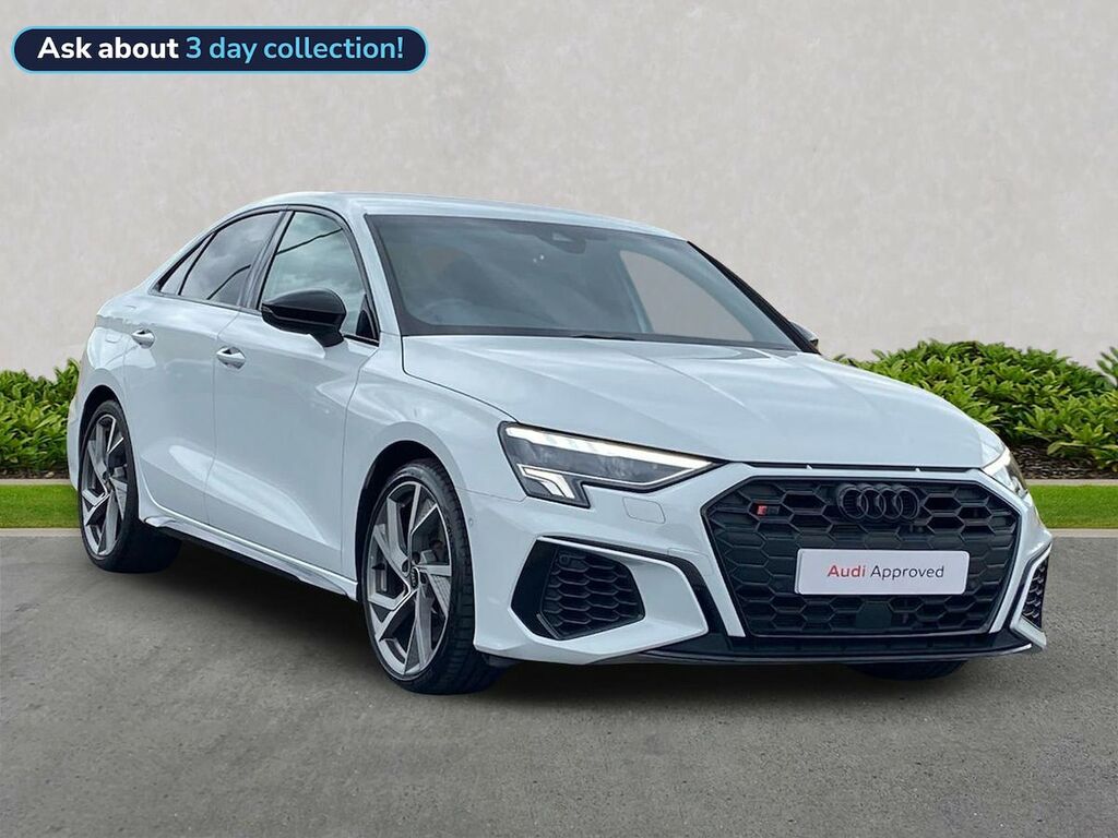 Audi A3 2.0 Tfsi Black Edition Saloon S Tronic White