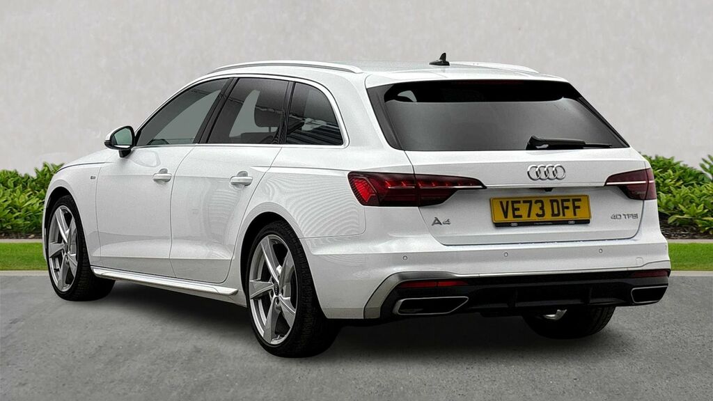 Audi A4 Avant 2.0 Tfsi 40 S Line Estate S Tronic Euro White #2