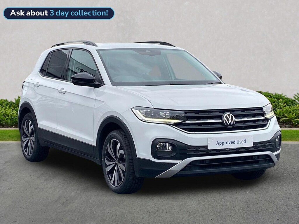 Volkswagen T-Cross 1.0 Tsi Black Edition Suv Euro 6 White