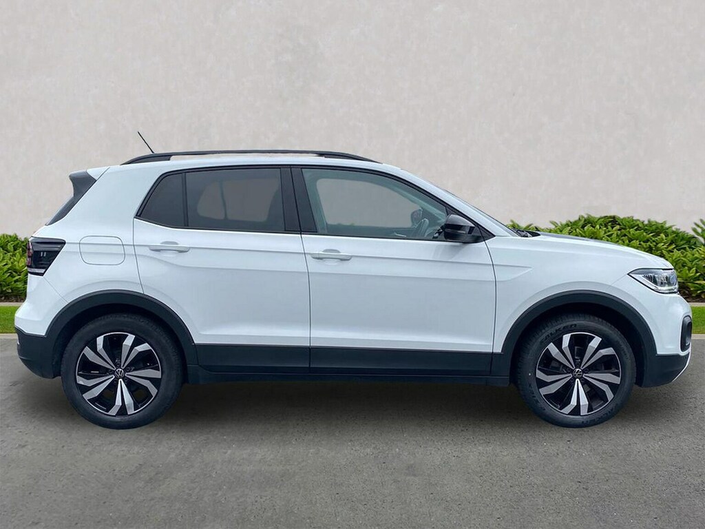 Volkswagen T-Cross 1.0 Tsi Black Edition Suv Euro 6 NL73VHV White #2