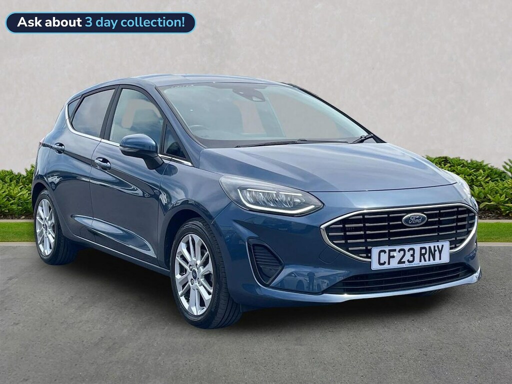 Ford Fiesta 1.0T Ecoboost Titanium Hatchback Blue