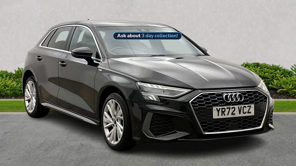 Audi A3 1.4 Tfsie 40 S Line Sportback Plug-in H Black
