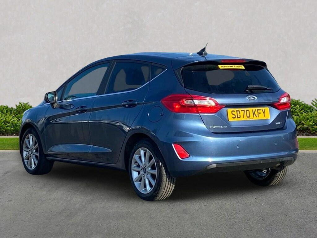 Ford Fiesta Ford Fiesta 1.0 Eb 125 Titanium X Pan Roof Dr White #2