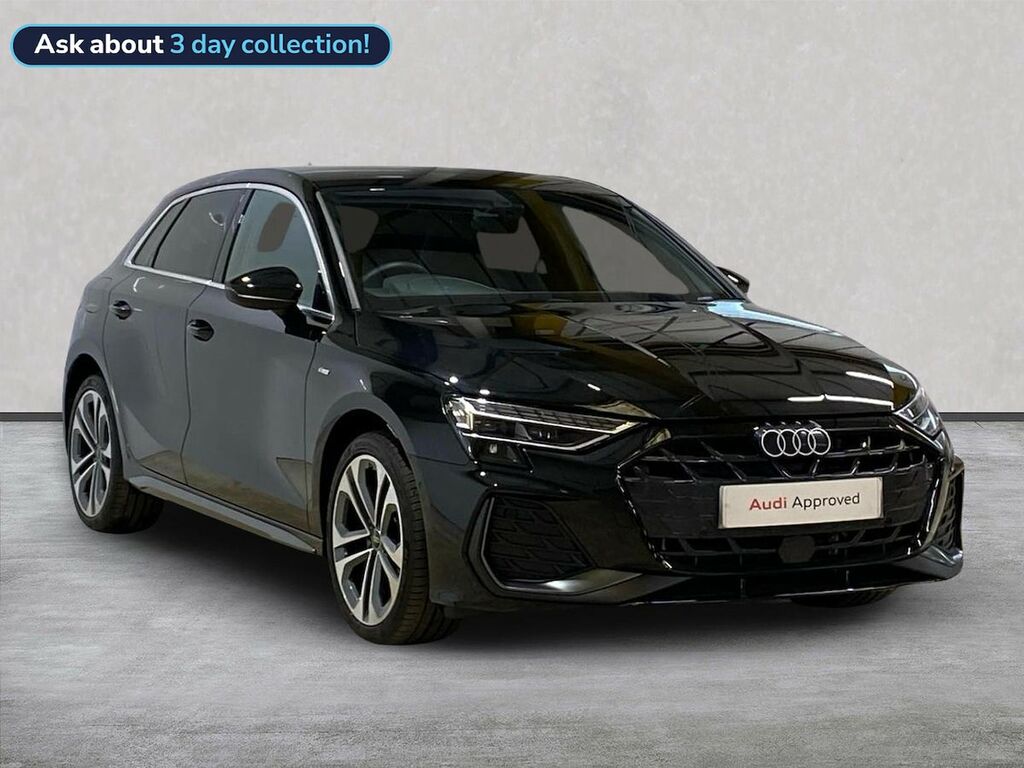 Audi A3 1.5 Tfsie 40 S Line Sportback Plug-in H Black