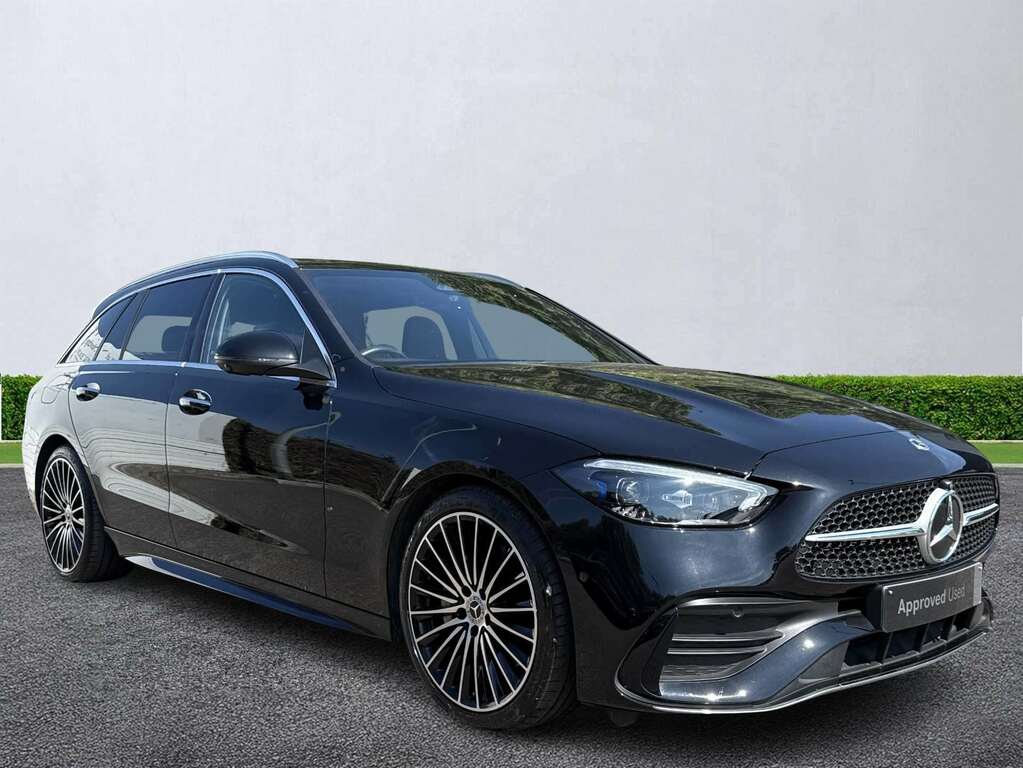 Mercedes-Benz C Class C200 Amg Line Premium Plus 9G-tronic Black