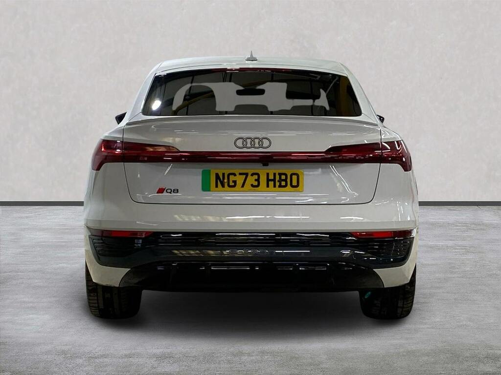 Audi Q8 e tron 55 S Line Sportback Quattro 114K NG73HBO White #4
