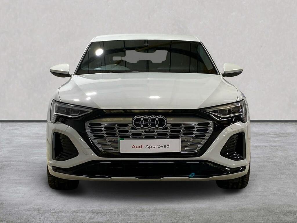 Audi Q8 e tron 55 S Line Sportback Quattro 114K NG73HBO White #5
